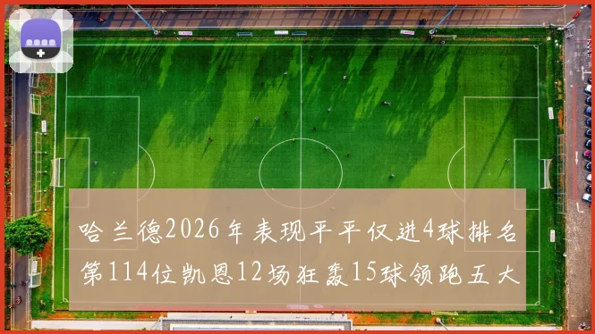 哈兰德2026年表现平平仅进4球排名第114位凯恩12场狂轰15球领跑五大联赛